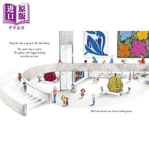 【中商原版】Fiona Lumbers:Luna Loves Art璐娜爱艺术 商品图3