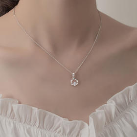 Winy999足银镜相项链送女友闺蜜节日生日礼物