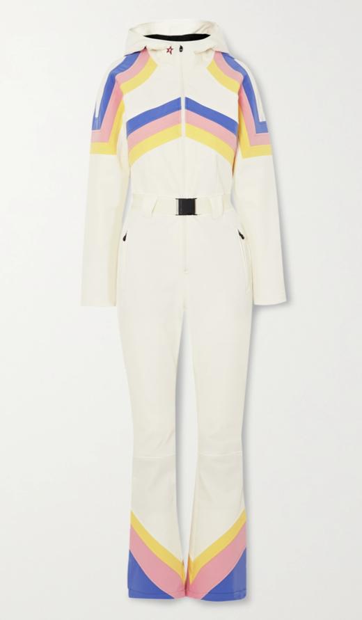 Perfect Moment - Tignes One Piece - Rainbow White 女装 连体滑雪服 多色 商品图0