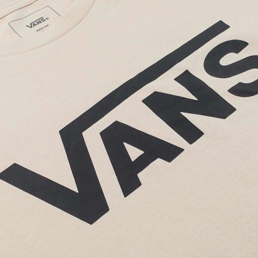 VANS燕麦色经典LOGO男女情侣短袖T恤VN0A4MM62N1 商品图4