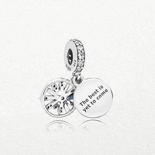 PANDORA/潘多拉 女士925银耀目心愿925银串饰吊坠797531CZ 商品图2