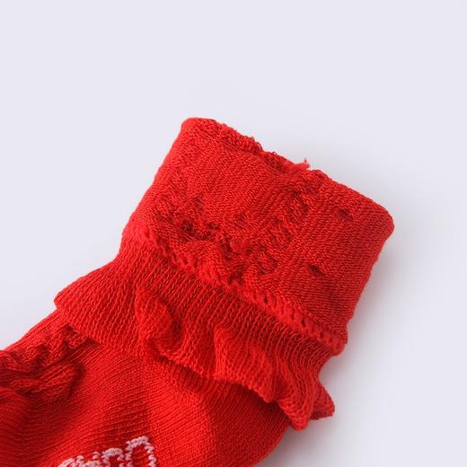 英氏22春季新品婴儿膝盖下长袜宝宝2双装花边松口袜子YIWHJ02047A 商品图6