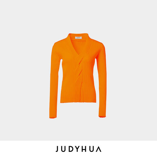 JUDYHUA 绞花设计针织上衣 商品图2