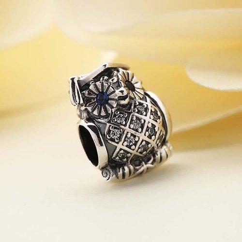 PANDORA/潘多拉 女士银色猫头鹰串饰 791502NSB 商品图1