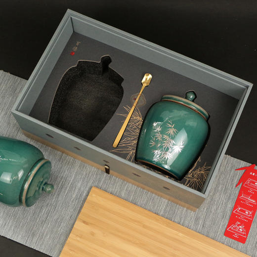 百顺【龙井】168元一套 /一件6套/大双陶约装一斤 商品图7