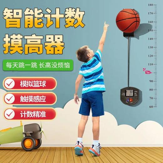 儿童摸高器摸高跳计数器长高神器助长运动蹦助高弹跳跳高训练器材 商品图0