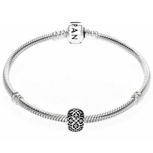 PANDORA/潘多拉 女士925银 镂空矩阵镶嵌锆石 串珠 791295CZ 商品图4