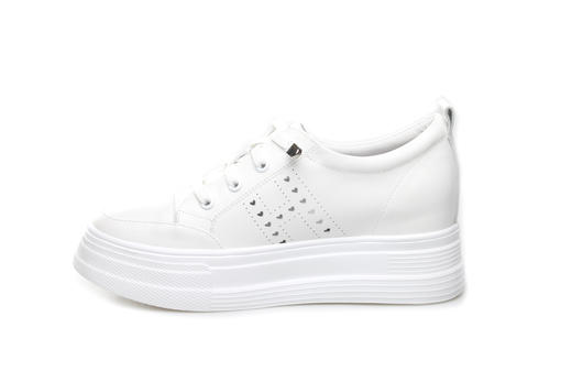 豪麟名鞋奥莱迪嘉女装牛皮革时尚休闲鞋DJXXA21WX050白色  原价1960元 商品图1