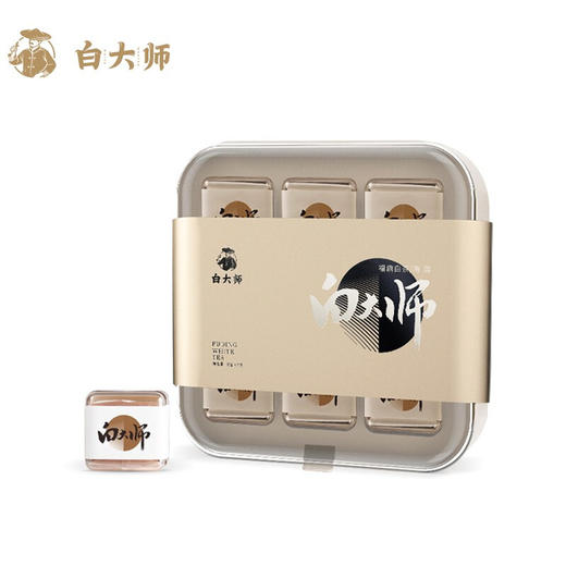 白大师 正宗福鼎白茶2016年陈年老寿眉饼干茶茶叶礼盒315g装 商品图0
