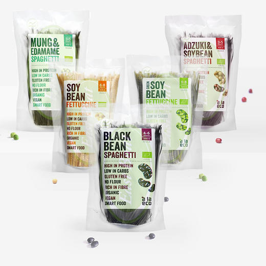 瑞典A LA ECO 有机豆类宽细丝面 200克/袋*4袋  泰德丰支持自提 商品图0