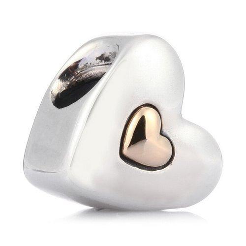 PANDORA/潘多拉 爱心纪念日 银+k金串珠串饰 791290 银色/金色 商品图1