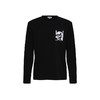 ALEXANDER MCQUEEN 亚历山大.麦昆 男士棉质骷髅印花圆领长袖T恤 黑色 682524 QSZ69 0901 商品缩略图3