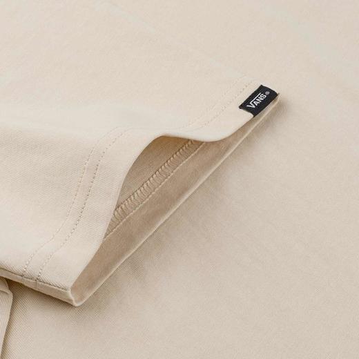VANS燕麦色经典LOGO男女情侣短袖T恤VN0A4MM62N1 商品图3