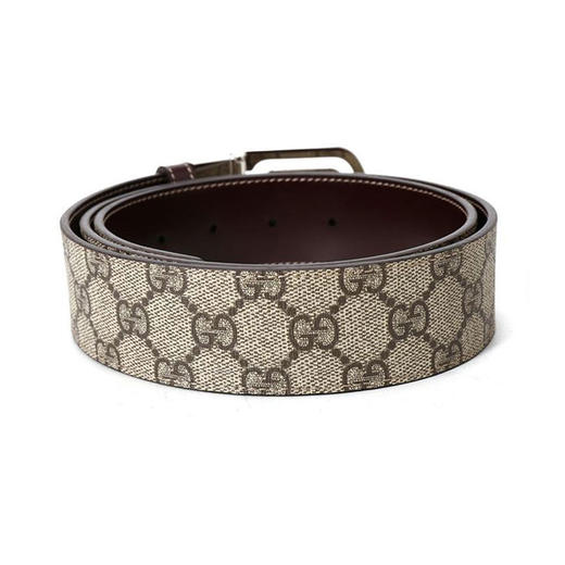 GUCCI 古驰 米咖色PVC 男士腰带 232835-KGDEK-9643 商品图1