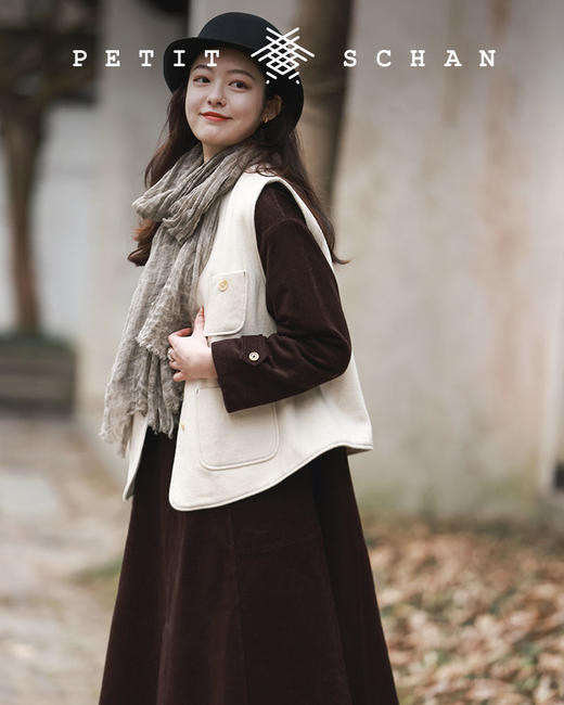 PETIT SCHAN小闪 CLO#068 Nordic fairytale 北欧童话 厚款灯芯绒连衣裙 商品图13