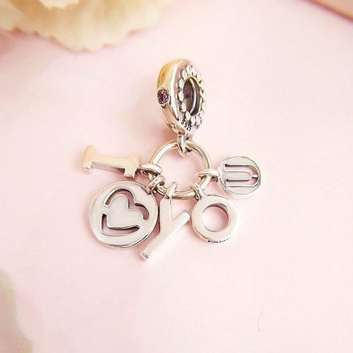 PANDORA/潘多拉女士925银LOVE字母吊坠796596FPC 商品图2