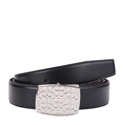 Coach 蔻驰 男士黑色牛皮腰带皮带 F65186AQO 商品图0