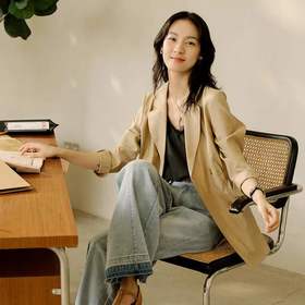丽迪莎经典X型百搭风衣KK13W2129