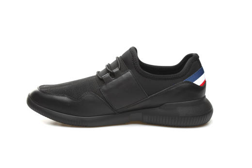 豪麟名鞋奥莱都彭男鞋织物+牛皮革休闲鞋E31111317黑色  原价3660元 商品图1