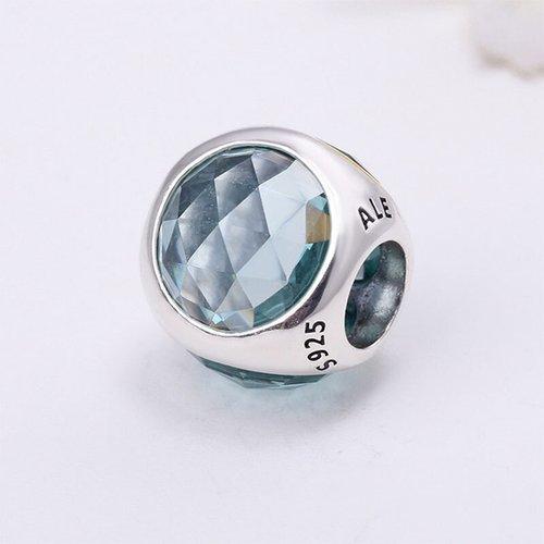 PANDORA/潘多拉  冰晶绿闪耀的水滴925银串饰 792095NIC 冰晶绿色 商品图2