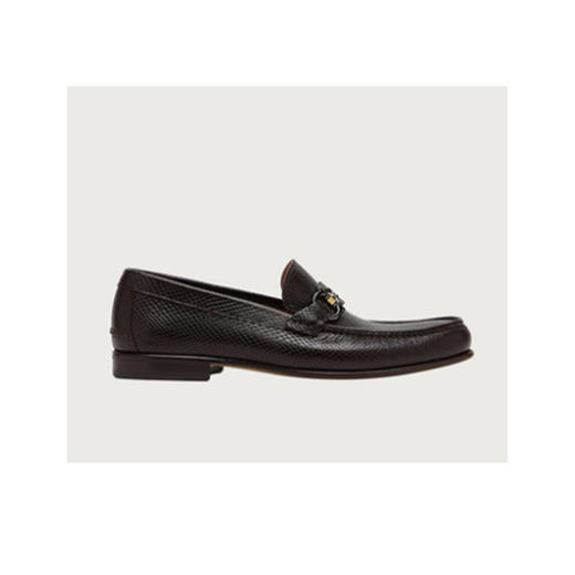 FERRAGAMO 菲拉格慕 男士皮鞋 黑色 741644 商品图0