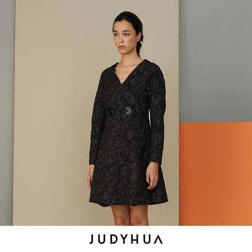 JUDYHUA 肌理材质连衣裙 商品图1