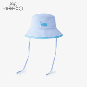 英氏婴儿帽子22年春夏新品超萌渔夫帽宝宝休闲太阳帽YRPJJ12031A