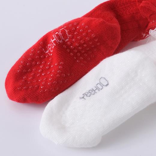 英氏22春季新品婴儿花边松口袜女童舒适透气四季袜子YIWCJ02057A 商品图4