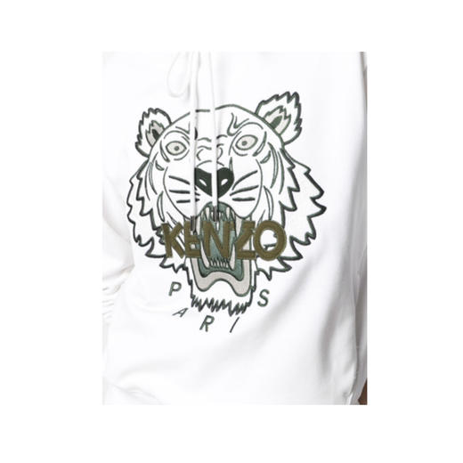 KENZO 高田贤三 经典大虎头 女士卫衣 白色 FB52 SW871 4XA 01B 商品图2