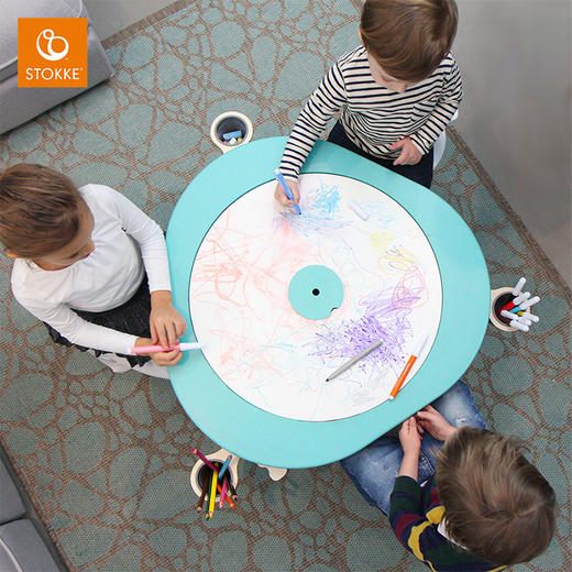Stokke MuTable 多功能儿童桌游戏桌配套小靠背椅可升降调节椅 3岁+ 商品图5