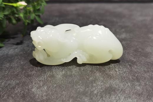 【御珠宫坊】羊脂白玉貔貅挂件 商品图0