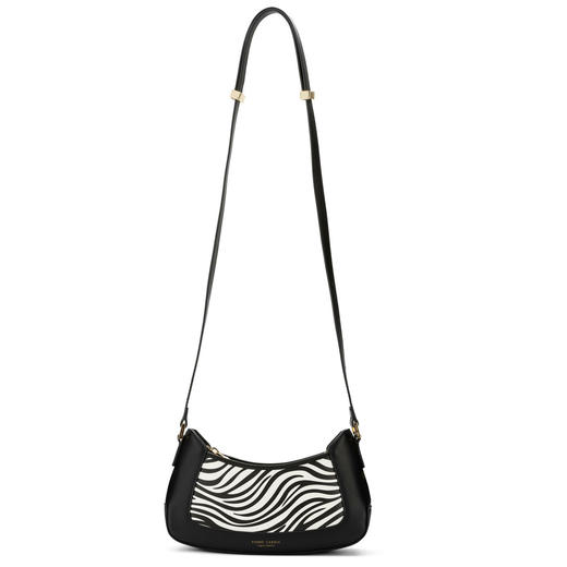 PIERRE CARDIN‘艺术系列’斑马纹真皮法棍包 商品图4