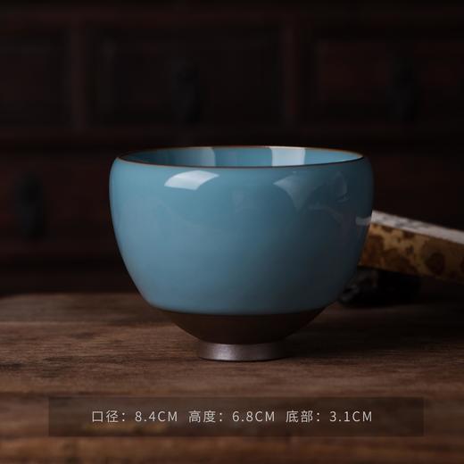 抱翁堂/粉青太府单杯 景德镇抱翁堂—手工茶杯粉青太府单杯主人杯 商品图2