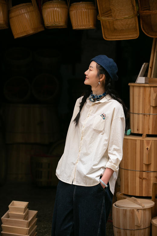 牧衣游原创设计女装----桑枝 商品图5