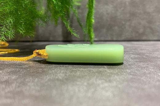 【御珠宫坊】金镶碧玉荷花牌 商品图3