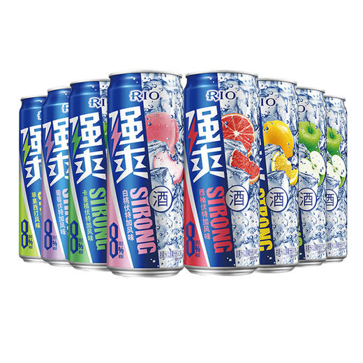 [预调酒]RIO锐澳强爽 鸡尾酒8度500ml(混合口味) 商品图0