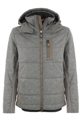 Frauenschuh - DamianMulti - L - Darkflannel/Color - 男装 - 滑雪夹克 - 灰色