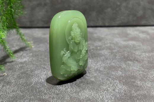 【御珠宫坊】碧玉黄财神牌 商品图4