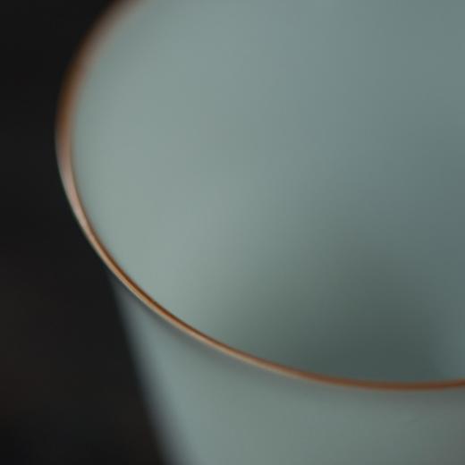 景德镇抱翁堂手工茶杯单个薄胎陶瓷青白釉小铃铛单杯 商品图3