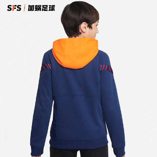 SFS耐克正品巴萨新款儿童青少年半拉链连帽衫保暖卫衣DH8005-492 商品图1