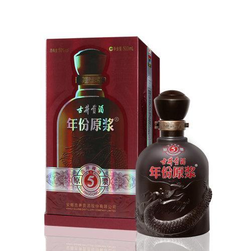 古井贡酒 年份原浆古5-50度500ml*6瓶整箱白酒 浓香型 商品图0