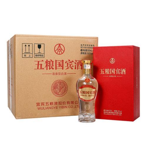五粮液股份出品 五粮国宾酒 52度500ml*6瓶整箱装 浓香型白酒(国宾珍藏升级版) 商品图0