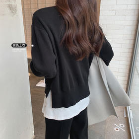 金蘑菇菇【舒芙蕾登机套装】好打理的羊毛～披个外套出门针织套装