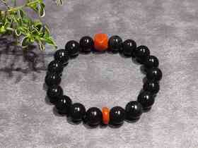 【御珠宫坊】墨玉子料手串