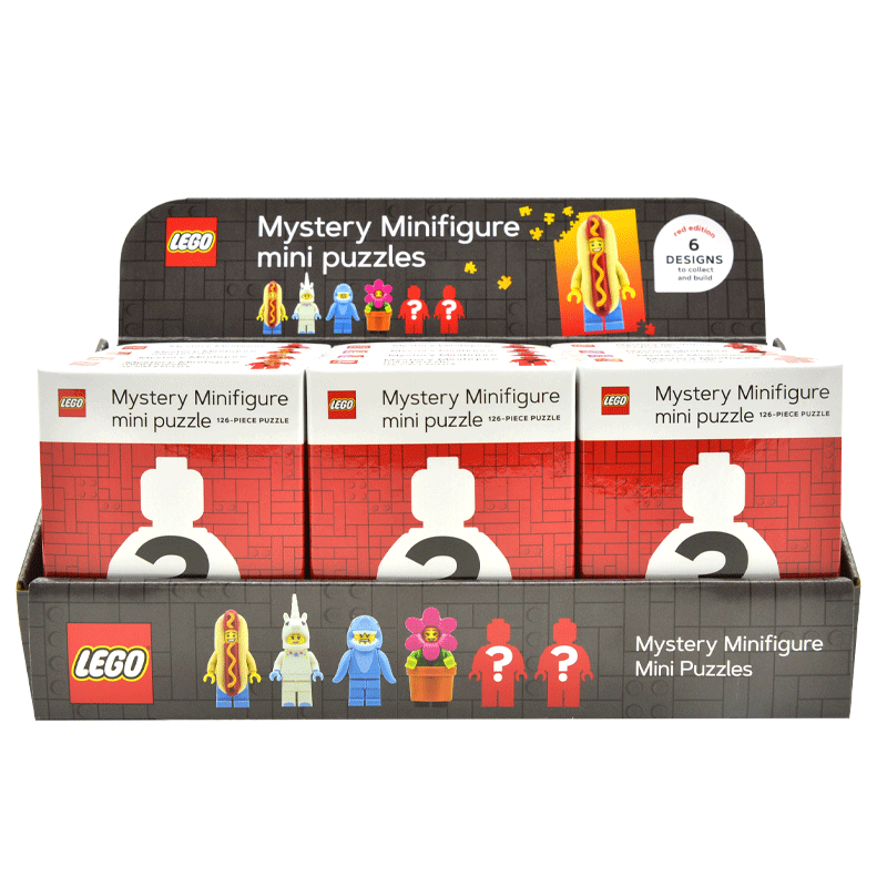 乐高神秘人偶 盲盒拼图 英文原版 整盒装 LEGO Mystery Minifigure Puzzles