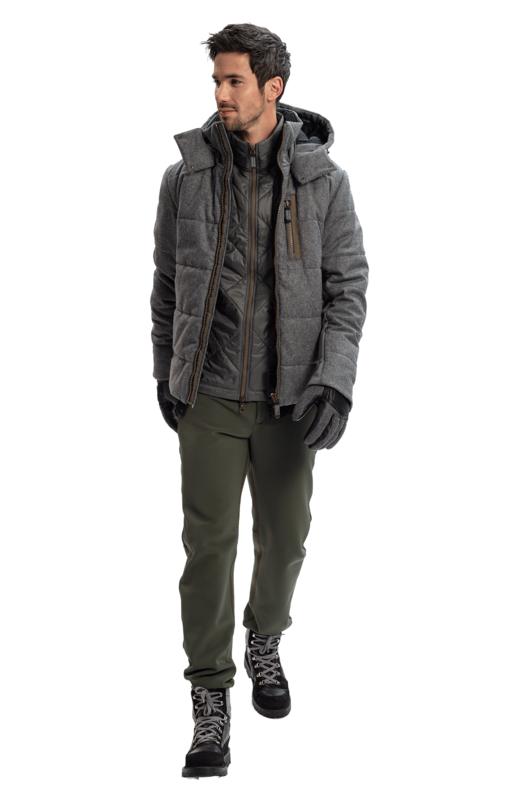 Frauenschuh - DamianMulti - L - Darkflannel/Color - 男装 - 滑雪夹克 - 灰色 商品图3