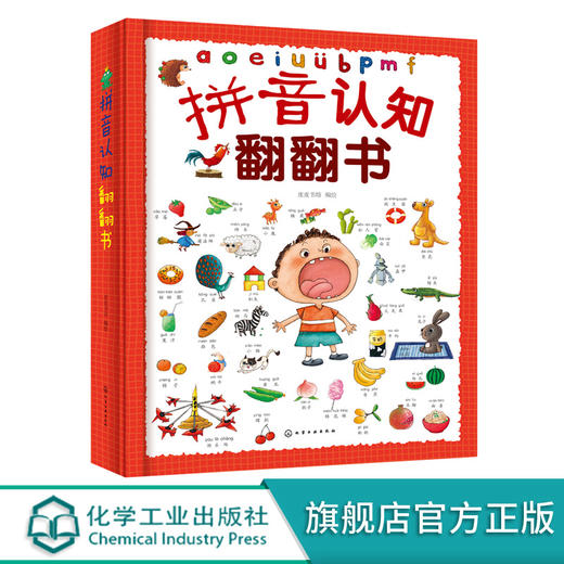 拼音认知翻翻书 5-7岁儿童拼音启蒙书籍 幼小衔接拼音启蒙书籍 能玩能听的拼音启蒙立体书 小学拼音课程课后辅导书 儿童拼音认知书 化学工业出版社 9787122399441 商品图4