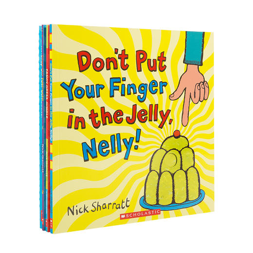 #小彼恩童书 Nick sharratt创意脑洞·游戏互动绘本套装4册 点读版  不带笔   此套书籍仅支持毛毛虫点读笔点读 商品图0