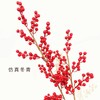 【年宵花热卖】仿真大果红冬青/大果1.4mm/单叉12果/6叉/9叉/11叉/12叉 商品缩略图0