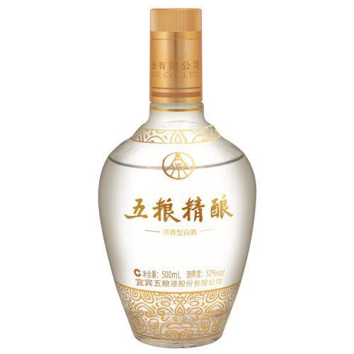 宜宾五粮液股份出品 五粮精酿52度500ml*1瓶装 浓香型白酒【金装版】 商品图1